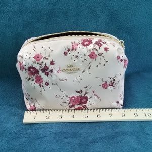 Large Floral Print Coach Cosmetic Case.